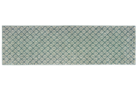 Sandstorm Casual Rug - Turquoise / Cream