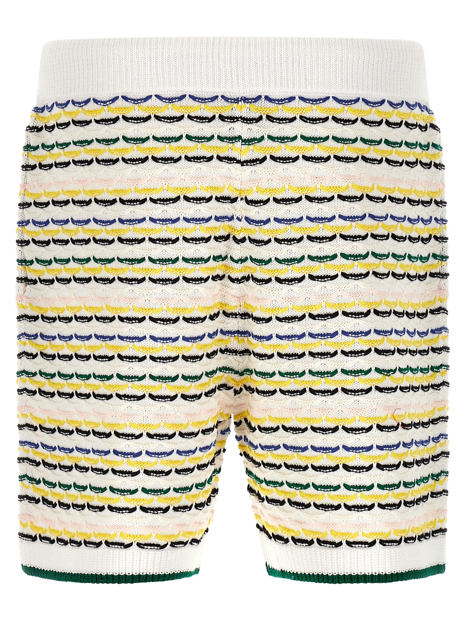 Casablanca Tuck Stitch Bermuda Shorts