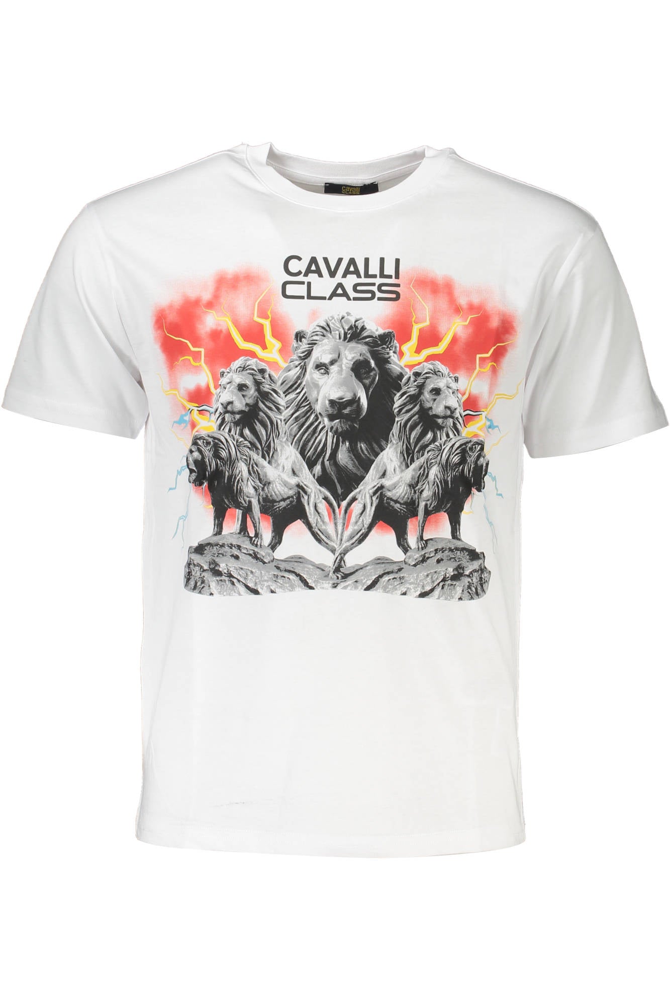 CAVALLI CLASS SHORT SLEEVE T-SHIRT MEN WHITE-0