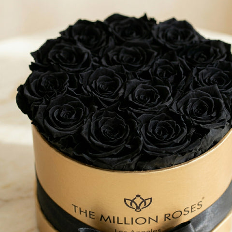 Classic Gold Box | Black Roses