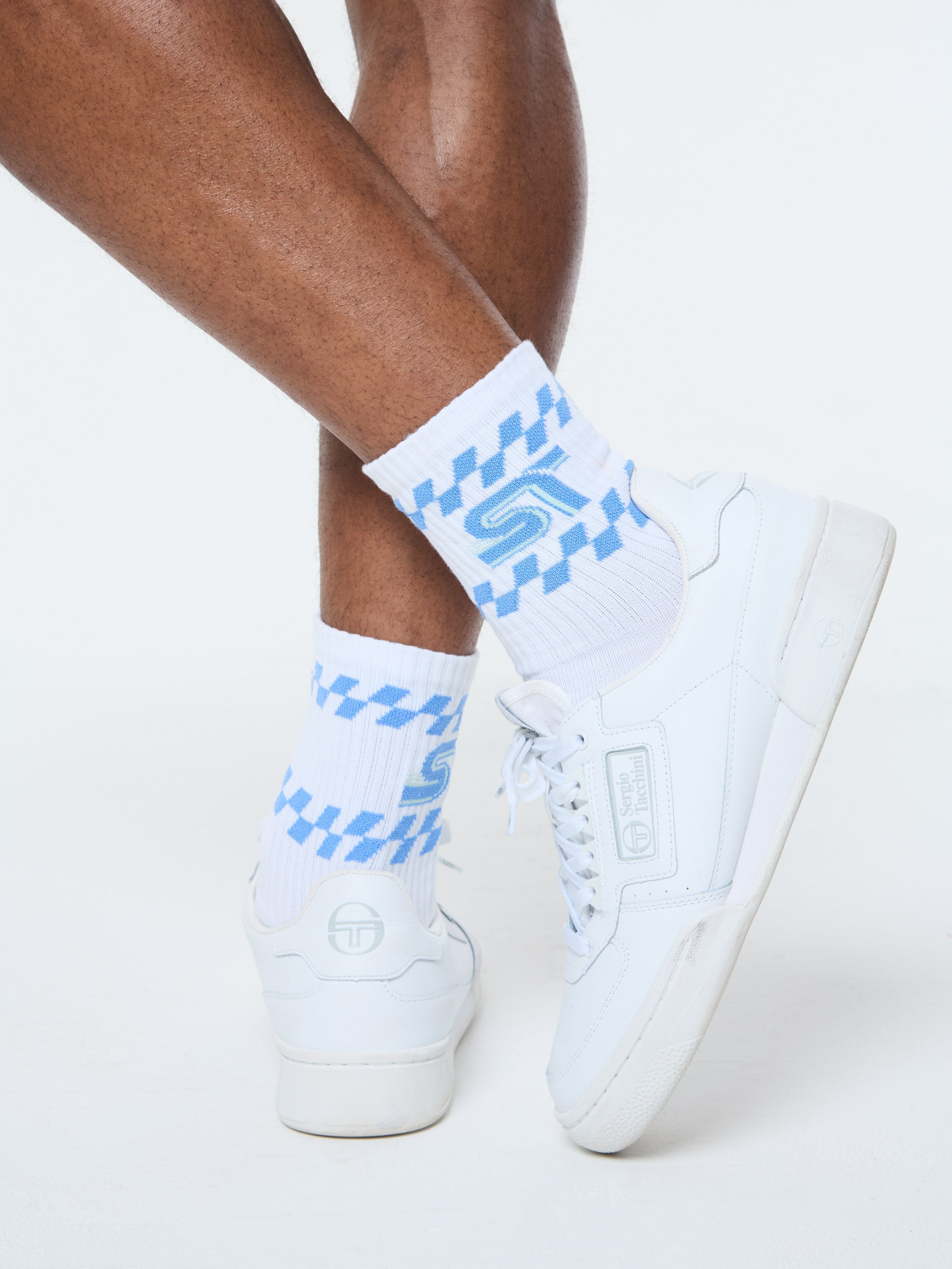 Corsa Sock- Brilliant White