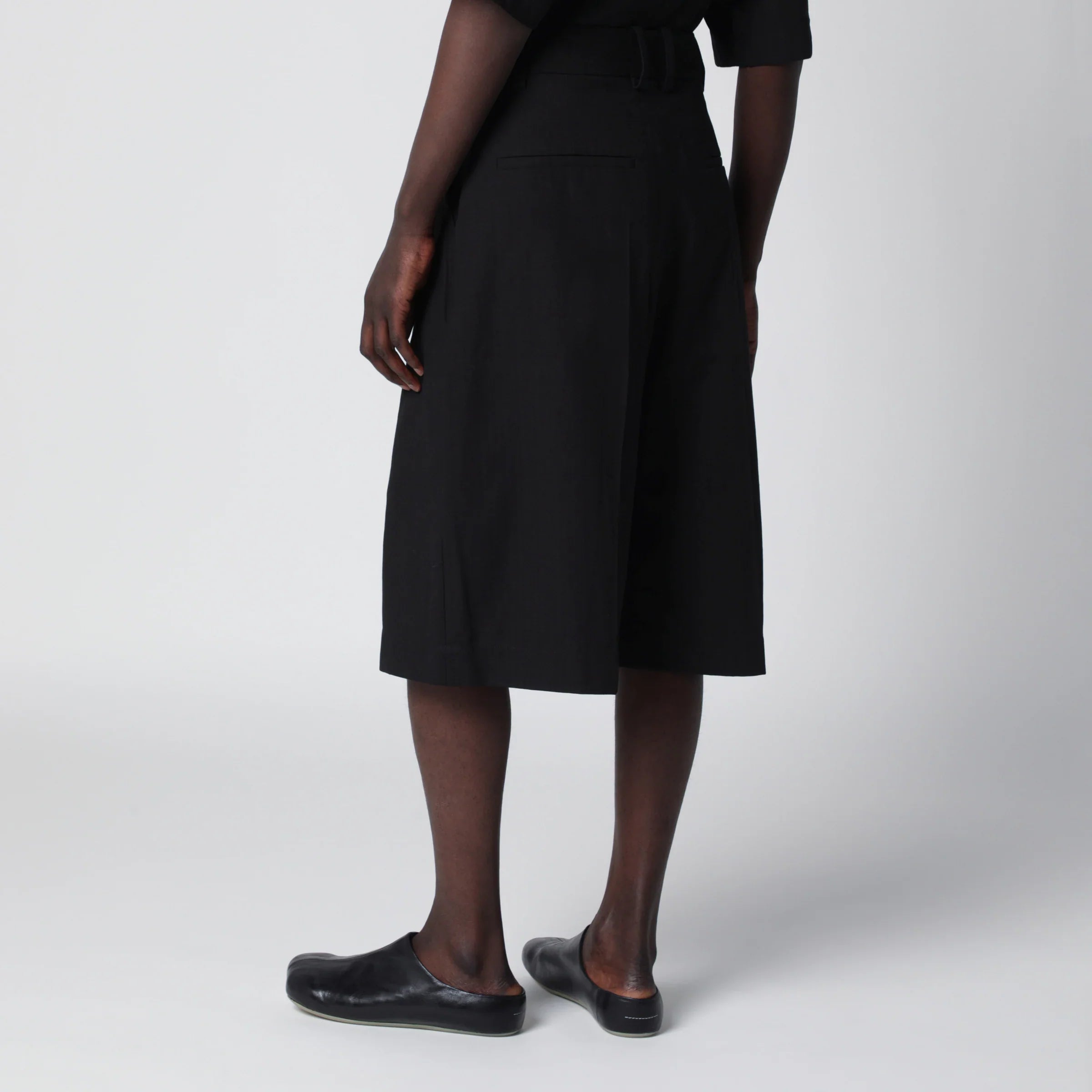 Cotton Blend Black Shorts for Everyday Comfort
