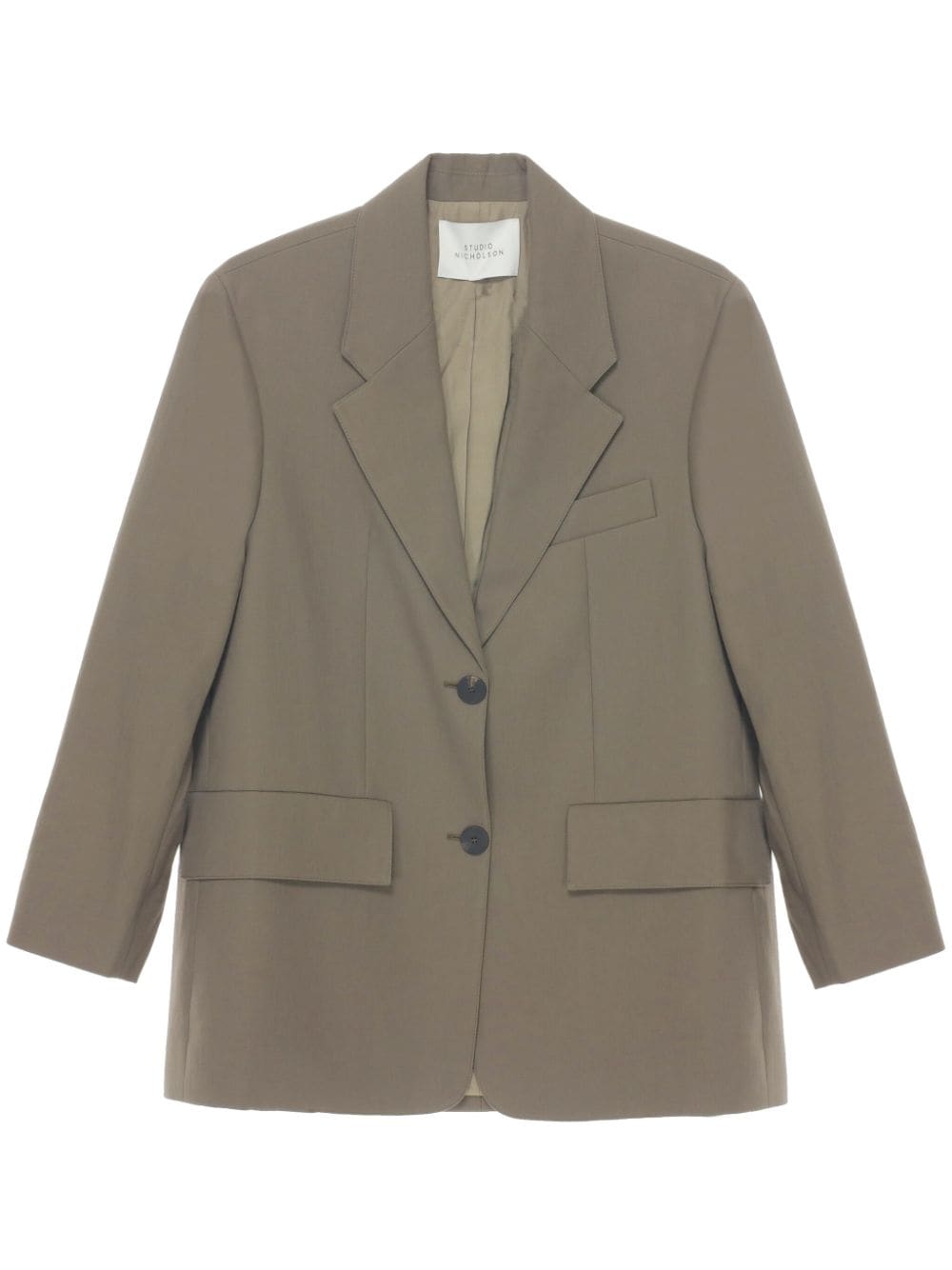 Cotton Blend Brown Blazer for Comfort and Breathability