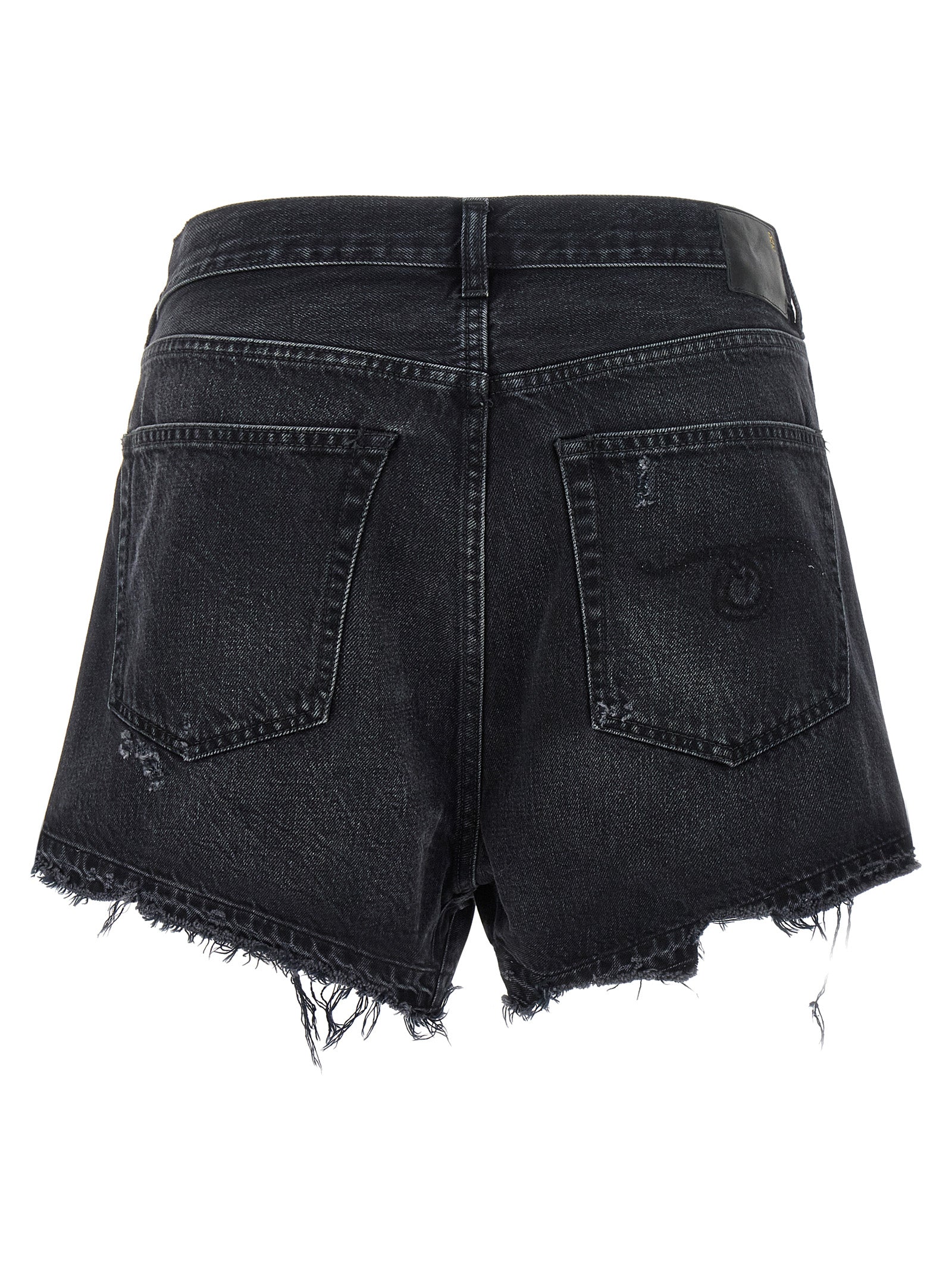 Cotton Denim Cross-Over Shorts for Summer Comfort