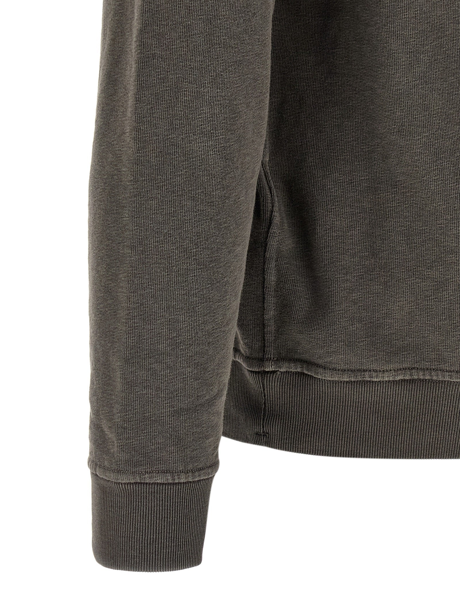 Cotton Hoodie with Flamed Effect for Everyday Comfort