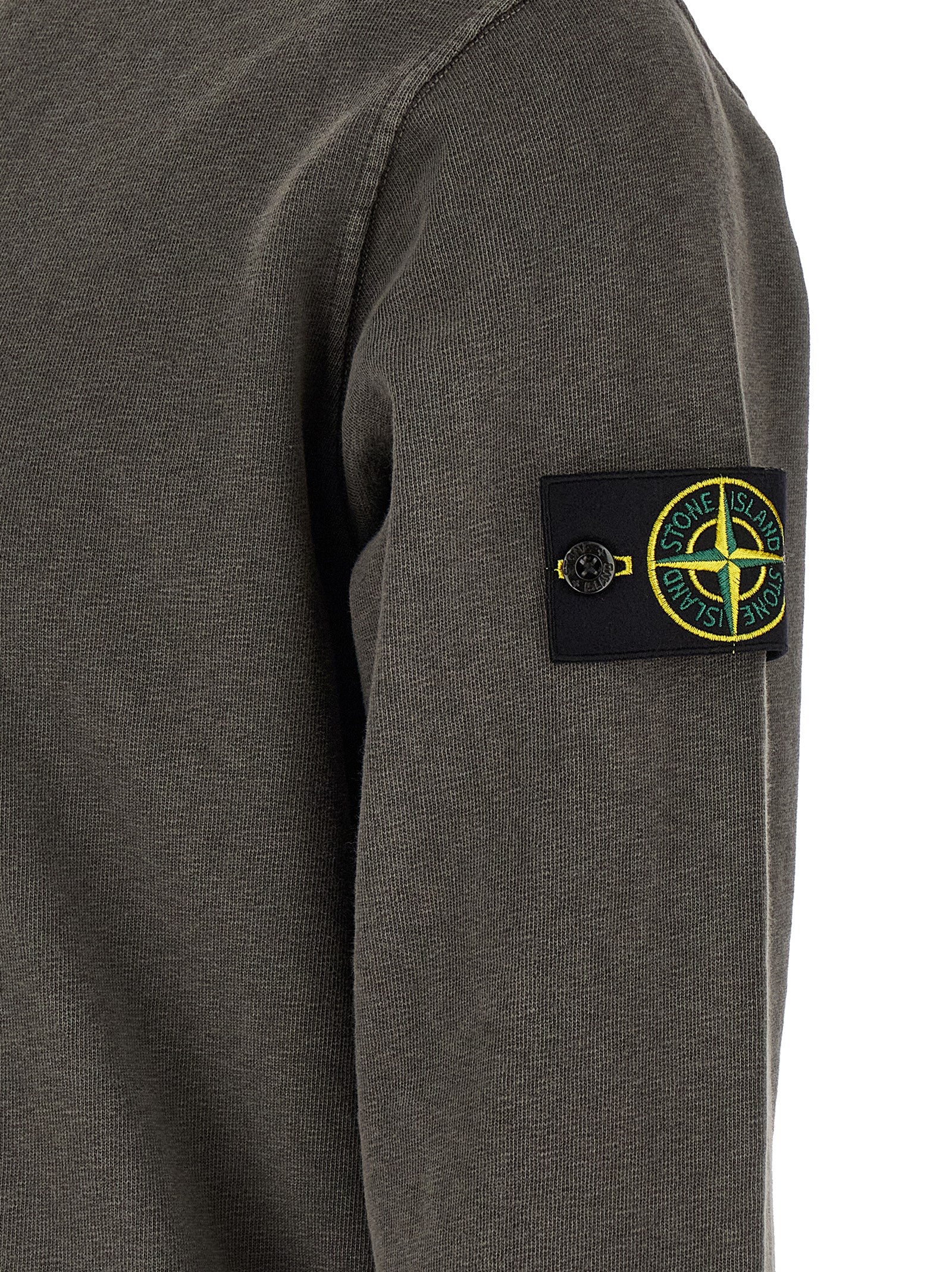 Cotton Hoodie with Flamed Effect for Everyday Comfort