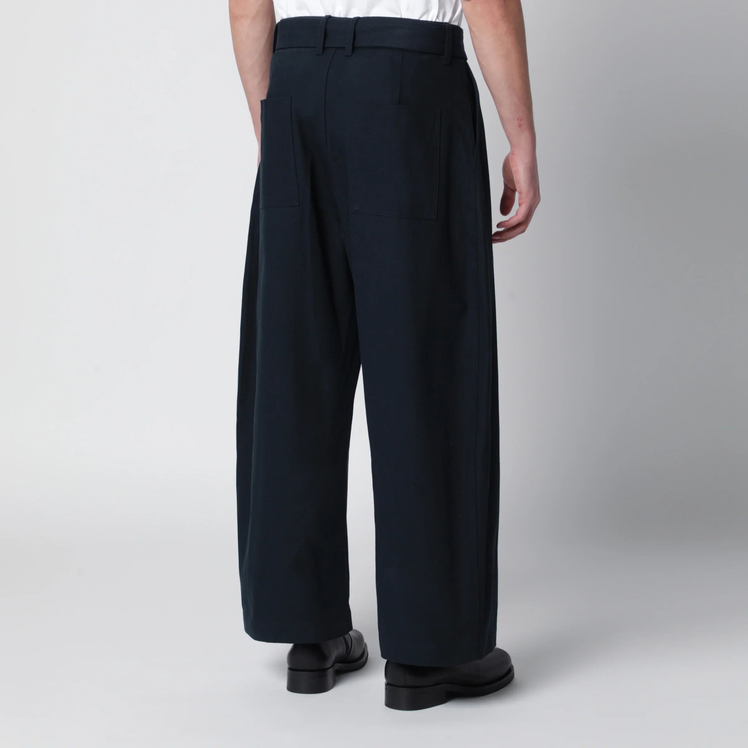 Cotton Indigo Workwear Trousers Comfortable Breathable