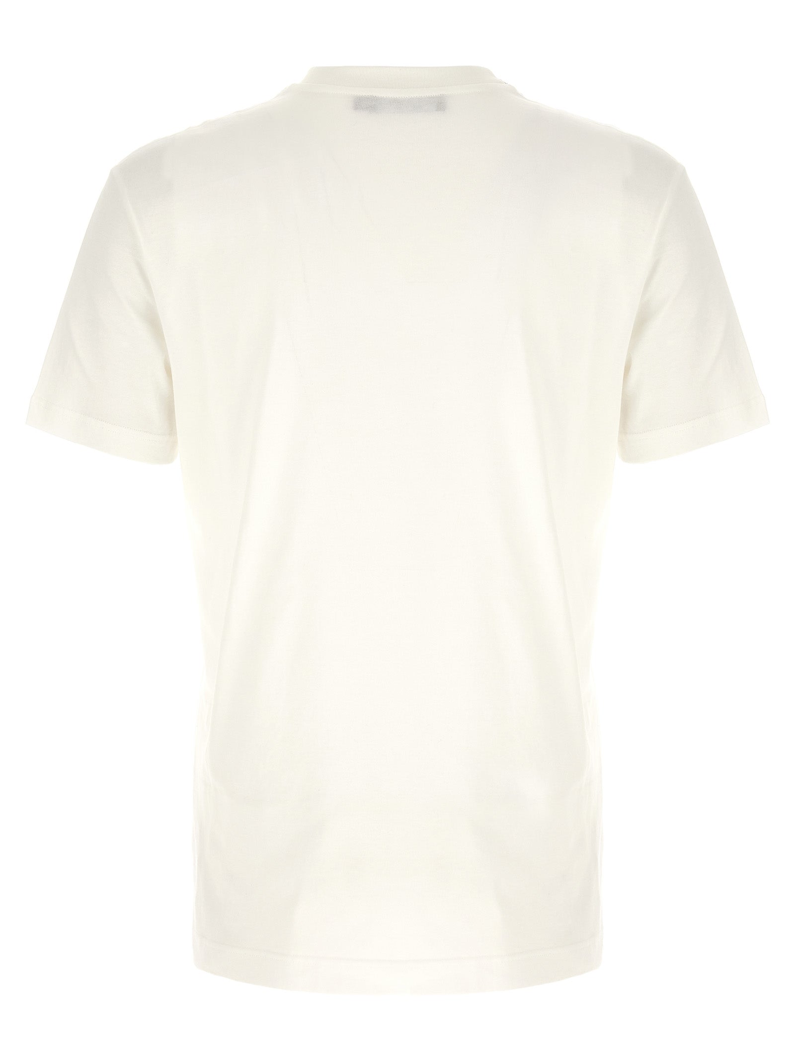 Cotton Logo Patch T-Shirt for Comfort and Breathability