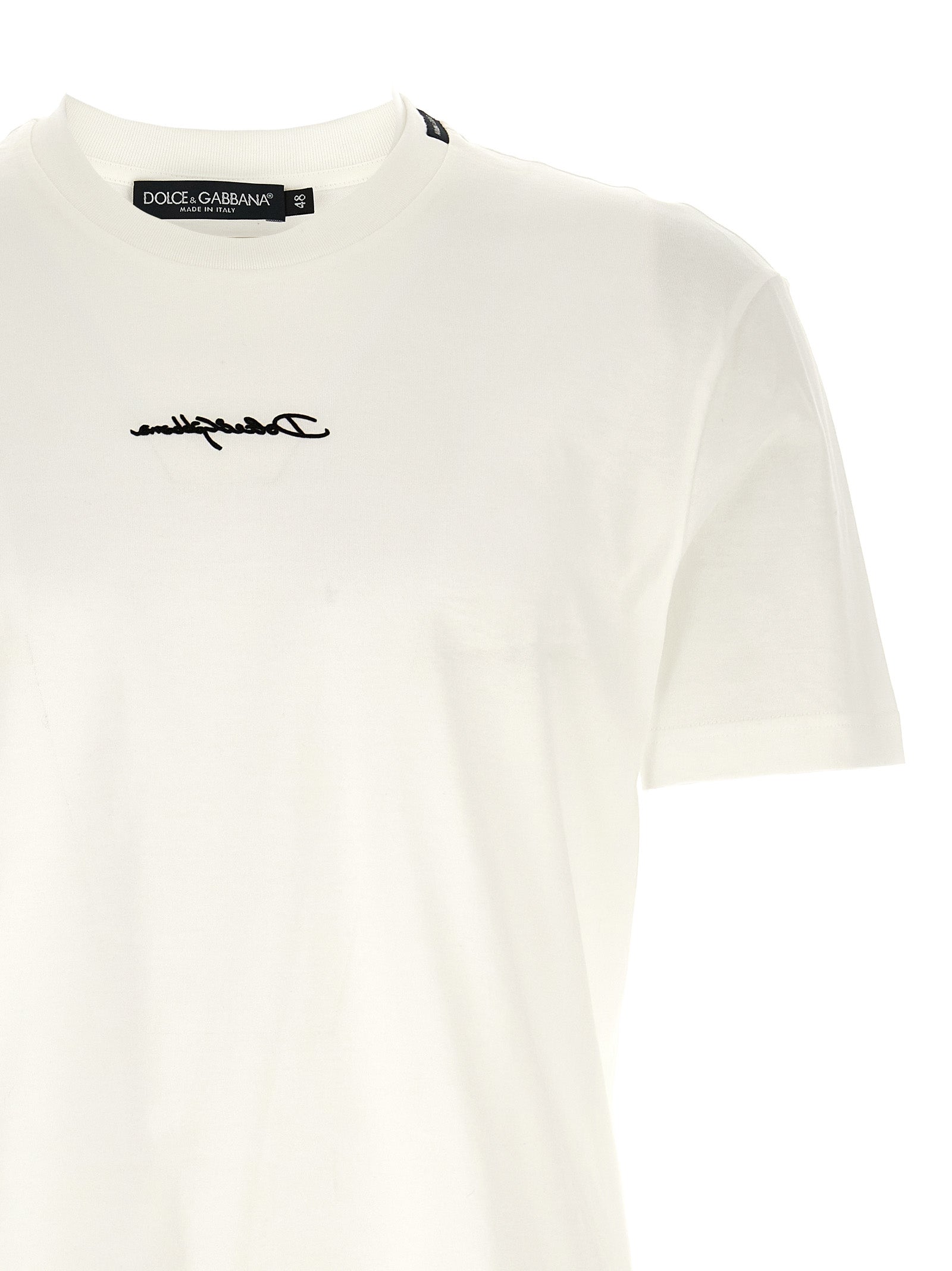 Cotton Logo Patch T-Shirt for Comfort and Breathability