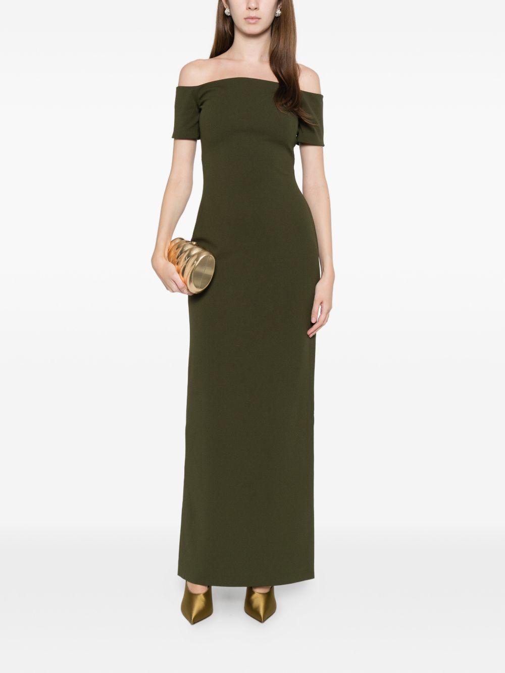 Cotton Off-Shoulder Maxi Dress for Summer Comfort