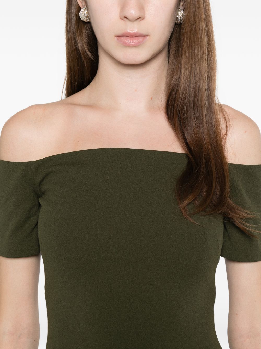 Cotton Off-Shoulder Maxi Dress for Summer Comfort