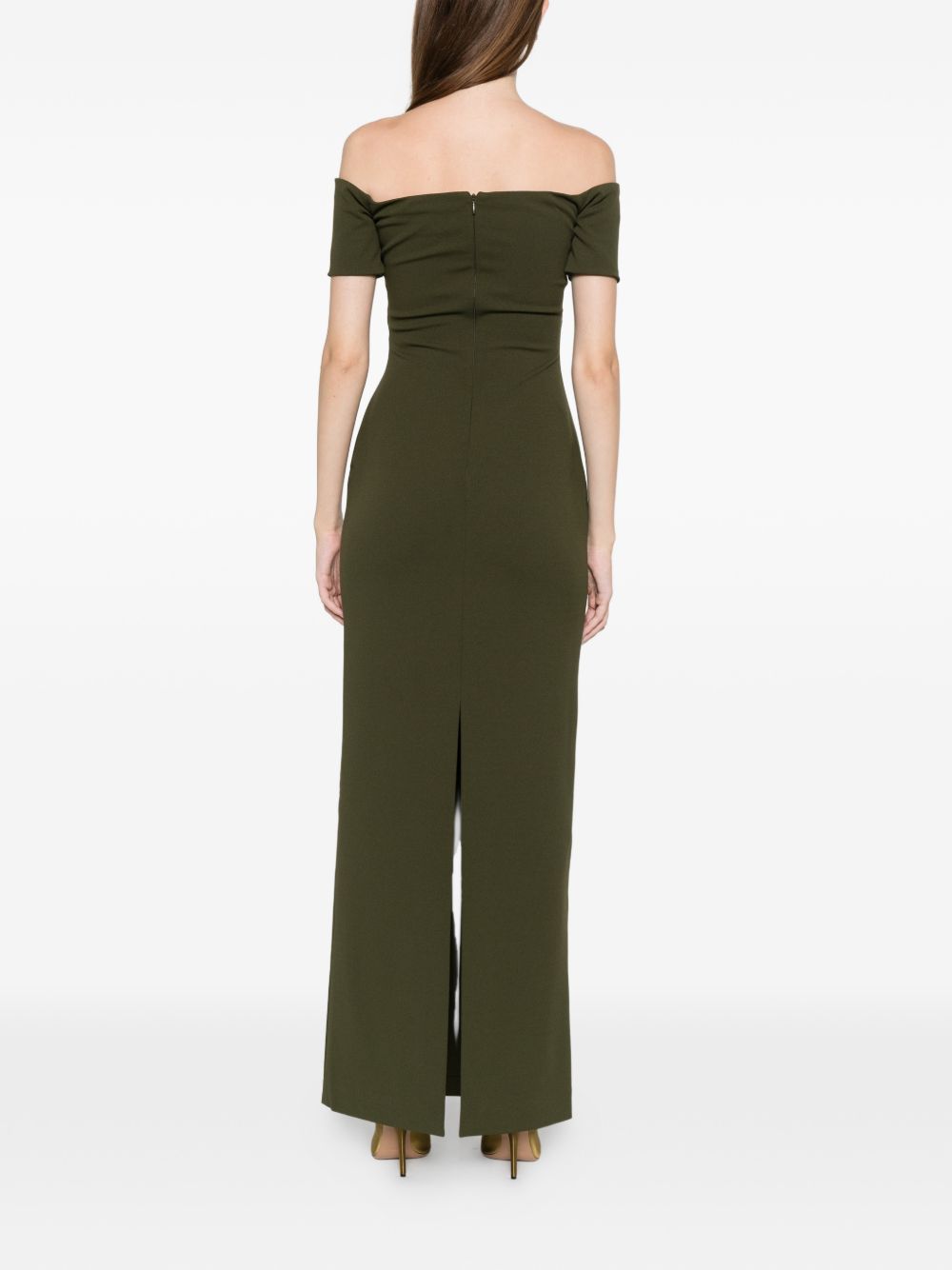 Cotton Off-Shoulder Maxi Dress for Summer Comfort