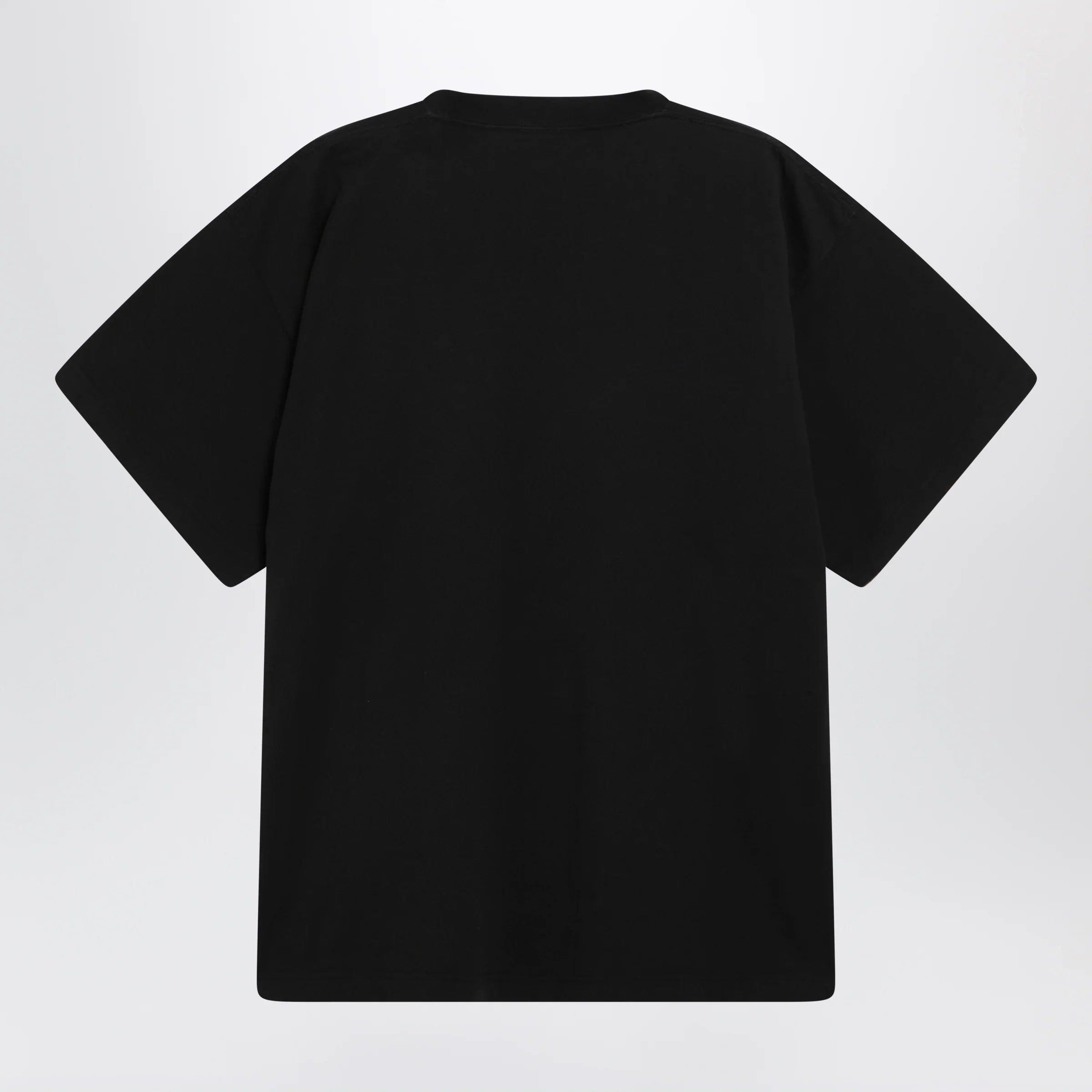 Cotton Oversized Black Paris Thunderstorm Tee for Comfort