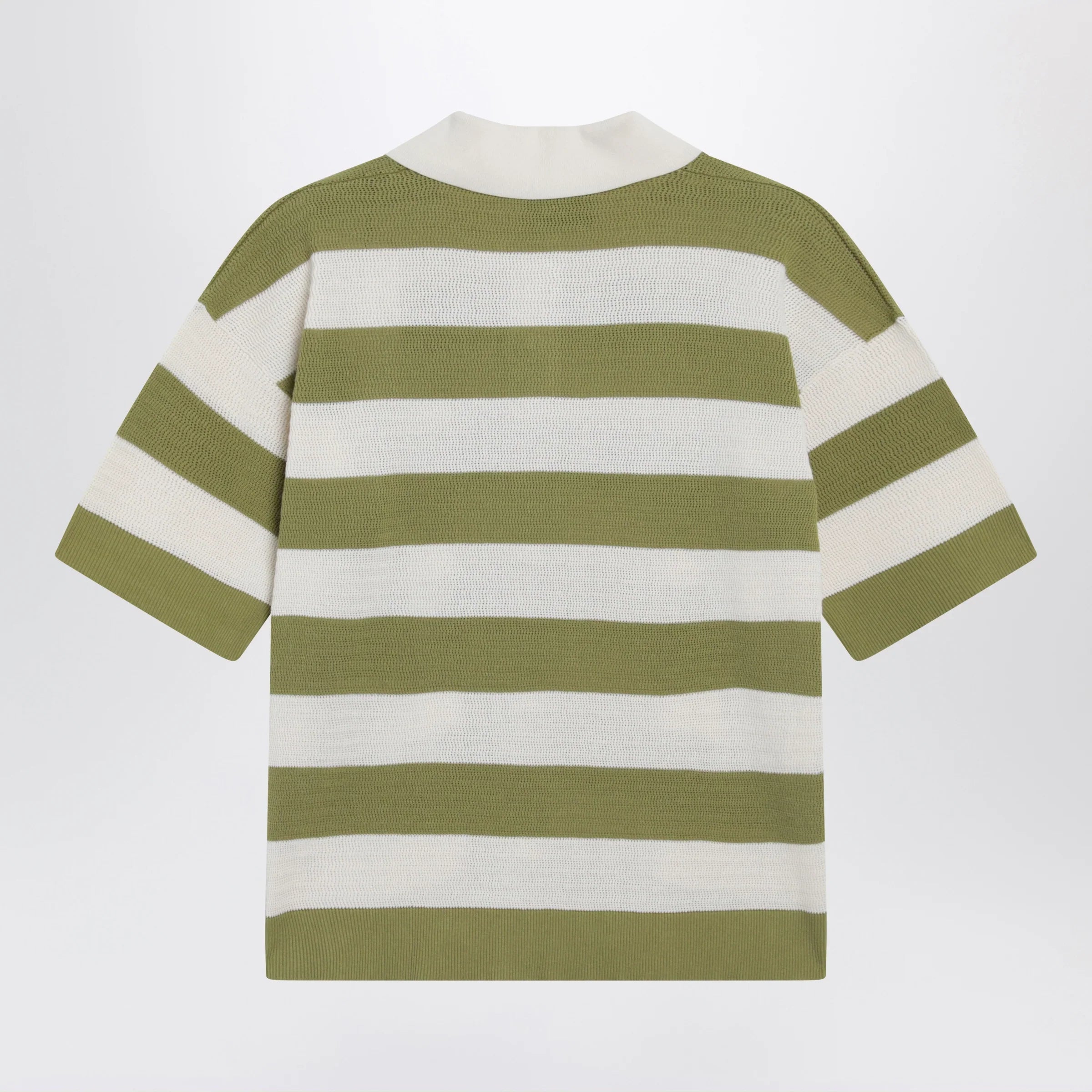 Cotton Striped Polo Shirt for Summer Comfort