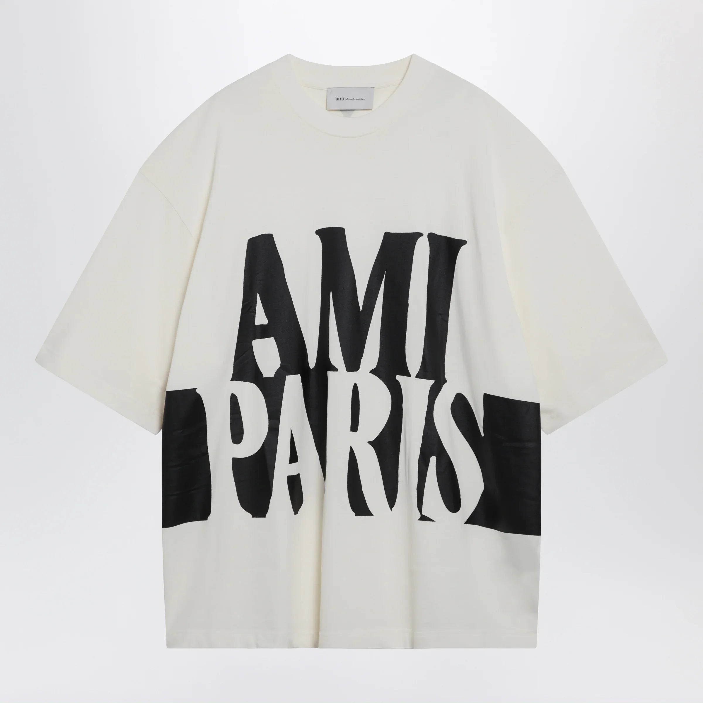 Cotton White Logo T-Shirt for Comfort