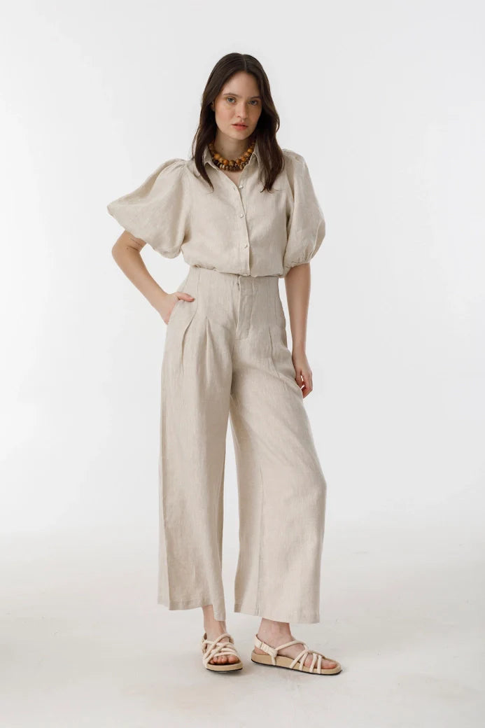 Culotte Pants - Natural