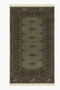 Hand-Knotted Pakistani Bokhara Rug – 100% Wool, 3' x 5'