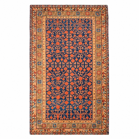 Antique Khotan Samarkand Rug, circa 1910's, 5' 7" x 11' 7"