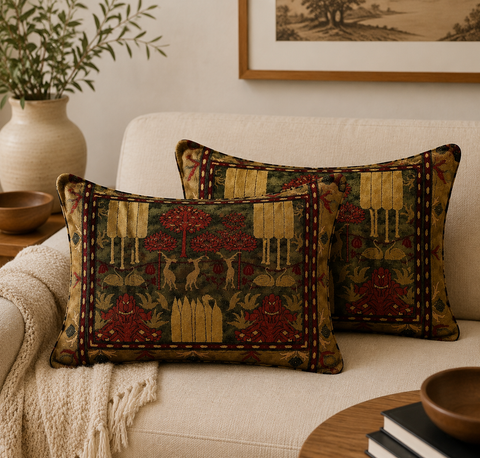 Persian-Inspired Luxurious Accent Cushions
