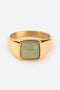 Emerald Green Signet Ring