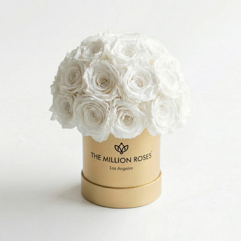 Essence Gold Superdome Box | White Roses