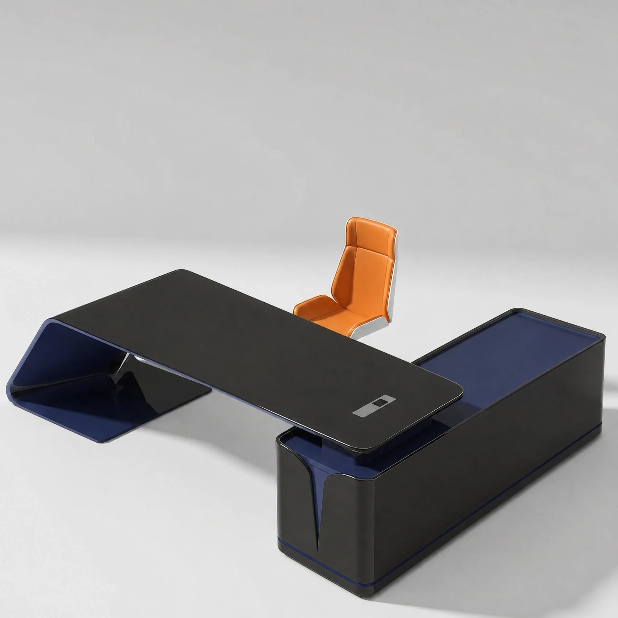 Euclid · Modern L-Shaped Executive Desk