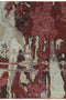 Fusion Contemporary Rug - Red / Pink / Cream / Gray