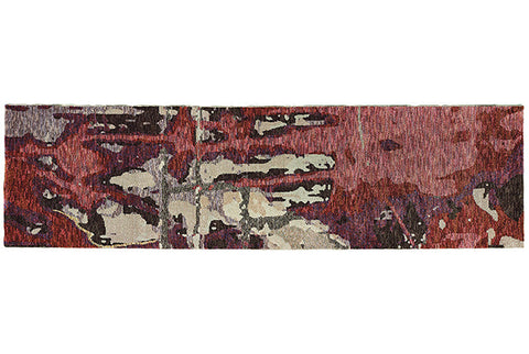 Fusion Contemporary Rug - Red / Pink / Cream / Gray