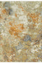 Fusion Contemporary Rug - Tan / Orange / Gray