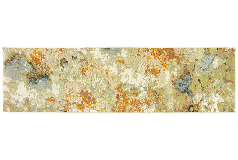 Fusion Contemporary Rug - Tan / Orange / Gray