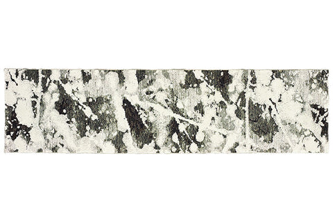 Fusion Contemporary Rug - Gray / Black / White