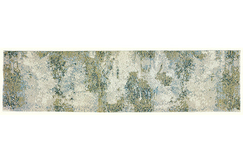 Fusion Contemporary Rug - Olive / Gray / Tan / Gray Blue