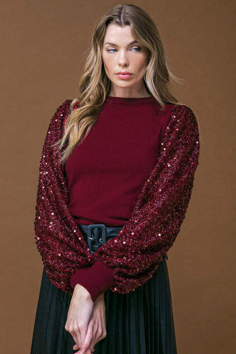 FEELING THE FUN SWEATER TOP