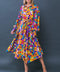 CHANGE IN THE AIR WOVEN MIDI DRESS