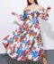 FEELING OPTIMISTIC WOVEN MIDI DRESS