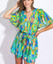 IN MY HAPPY PLACE WOVEN ROMPER