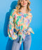 SIGHT SET ON TONIGHT WOVEN TOP