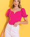 RICH FLEX WOVEN CROP TOP