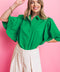 BACK TO BUSINESS WOVEN TOP