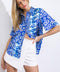 BEAUTIFUL BORDERS WOVEN TOP