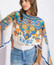 RIGHT THIS WAY WOVEN TOP