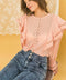 LOVE FOR ALL PEASANT TOP