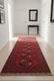 Terkaman Tribal Afghan Oriental Rug, size 2' 9" x 9' 6"  (C) FILPA