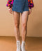 POSH POSITION DENIM SKORT