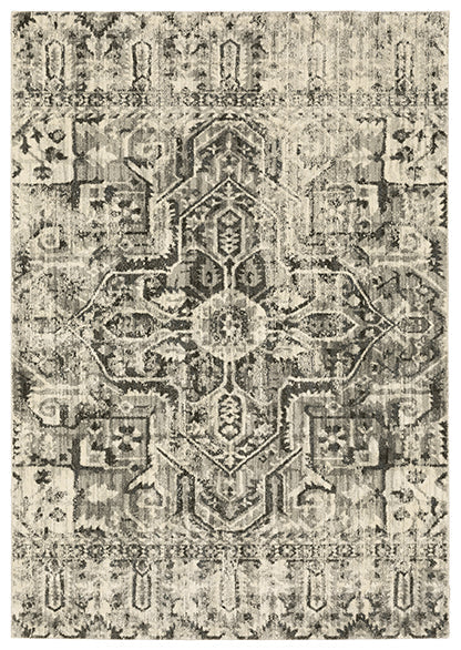 Medalia Florence Rug Beige/Black