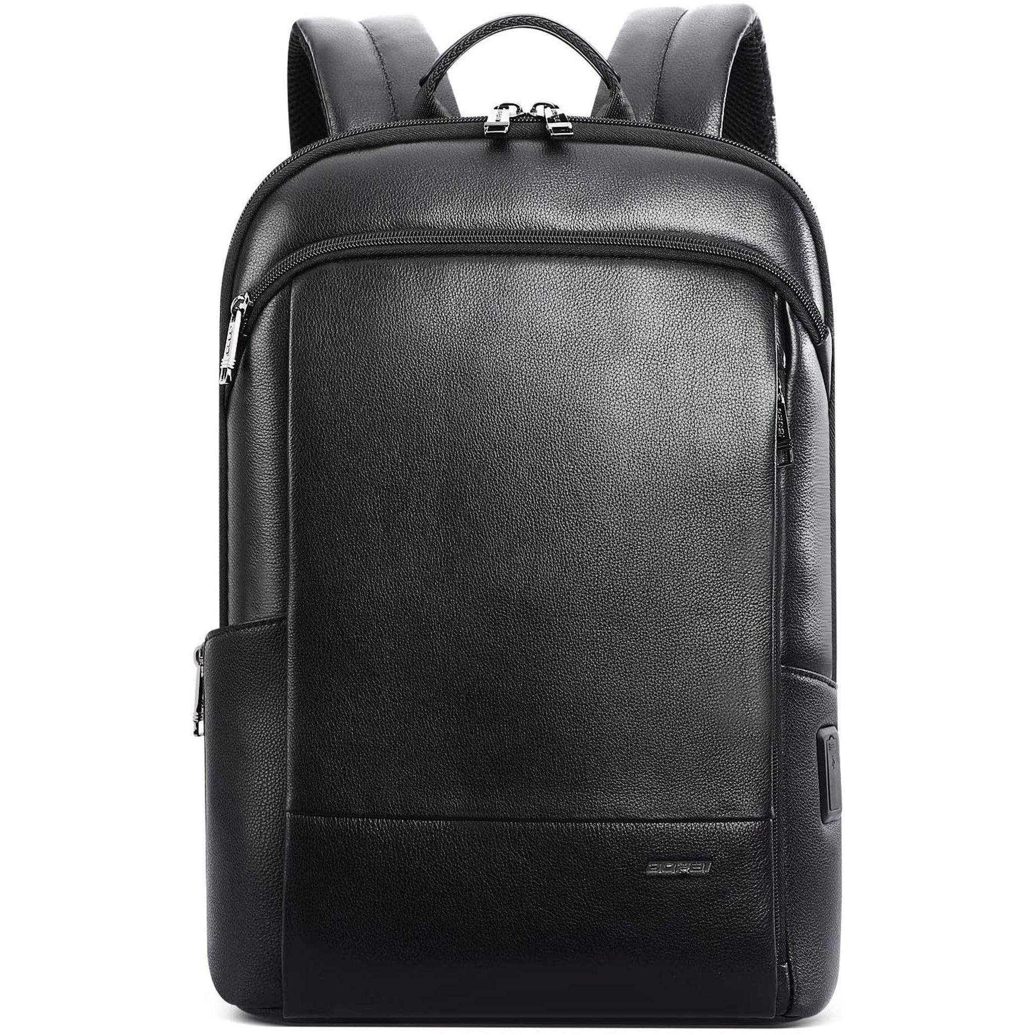 Men's Genuine Leather Backpack – Professional Laptop Carry