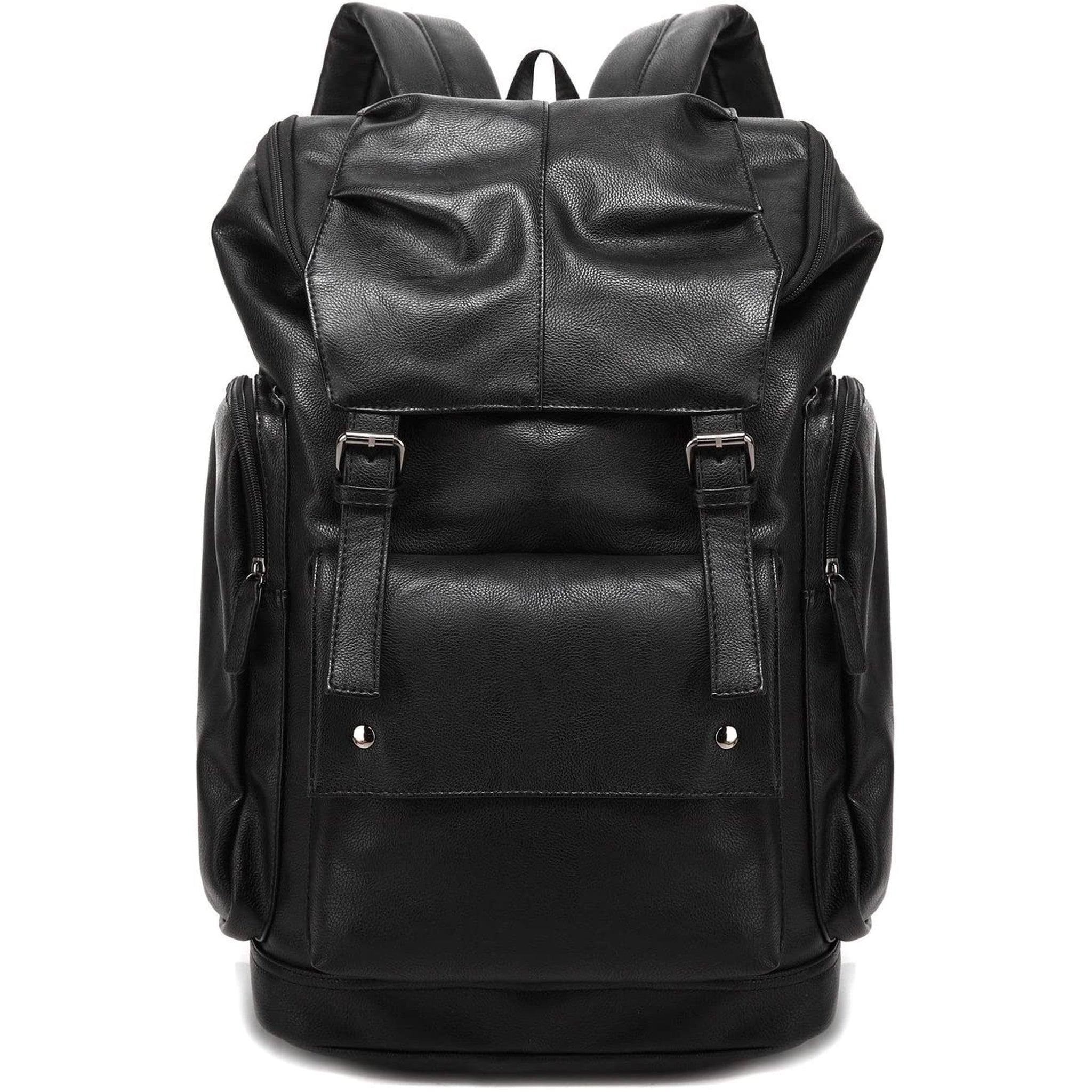 Men's Vegan Leather Backpack – Refined Daily Carry