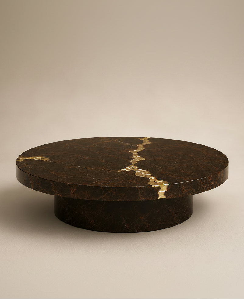 Gold Vein Luxe Coffee Table
