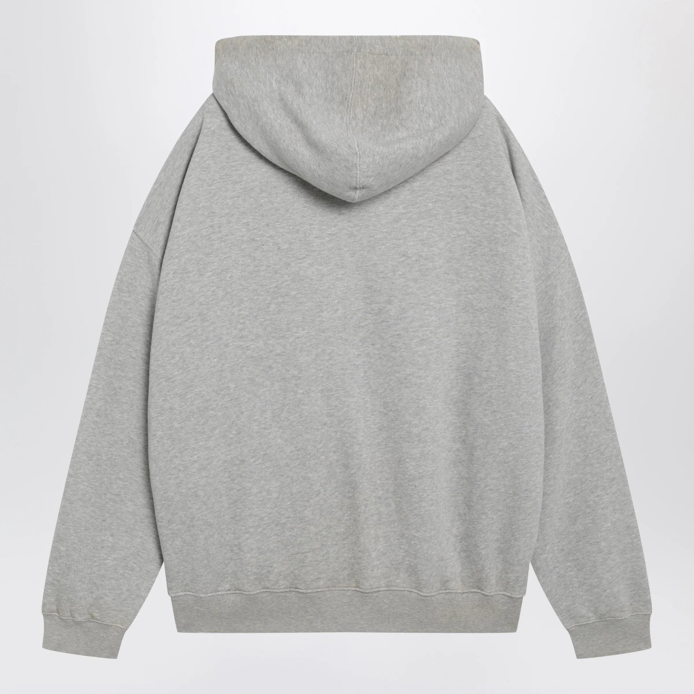 Grey Cotton Fleece Sweatshirt for Everyday Comfort