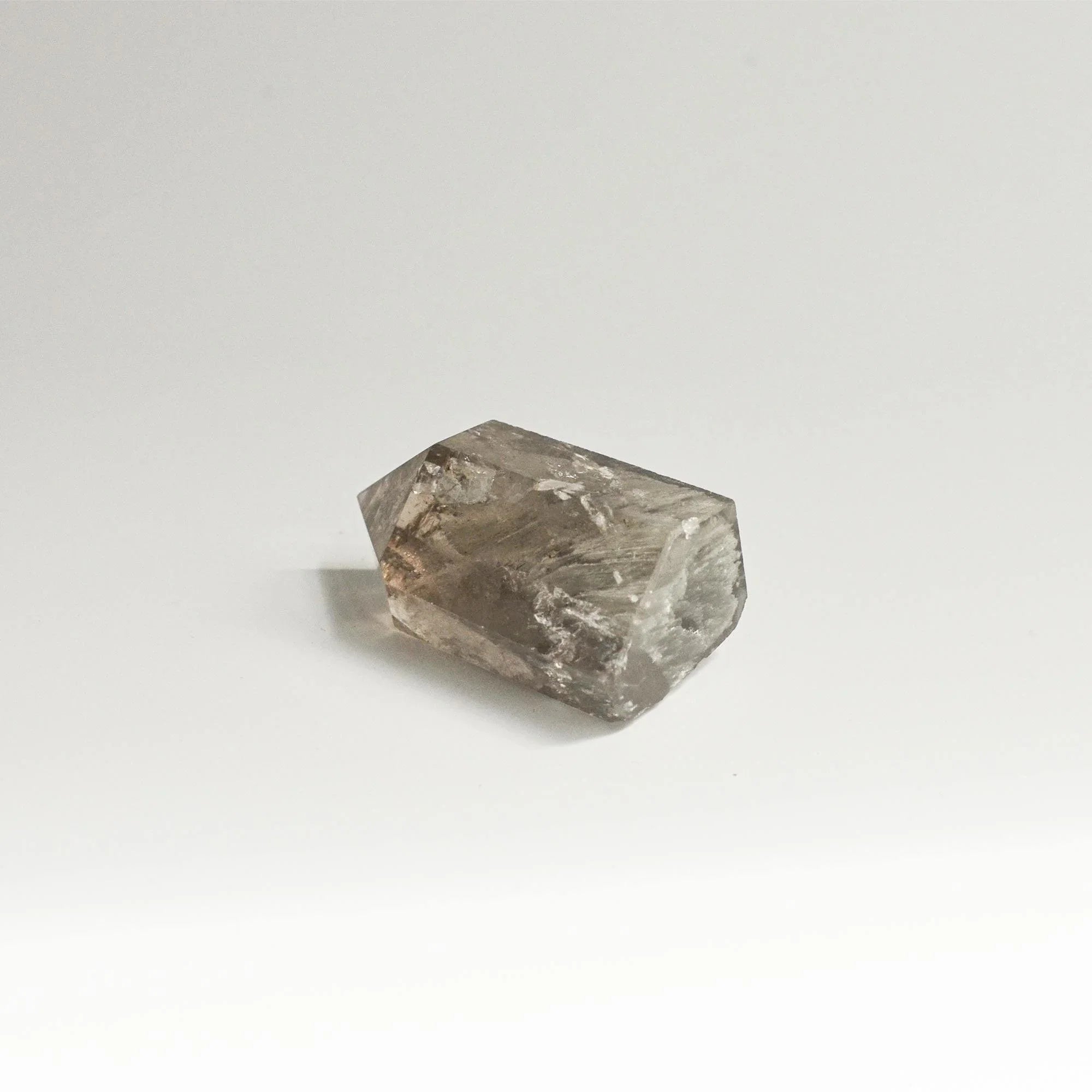Grey Phantom Quartz Crystal Tower